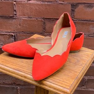 Mia Etta Scalloped Flats Stitch Fix Size 6